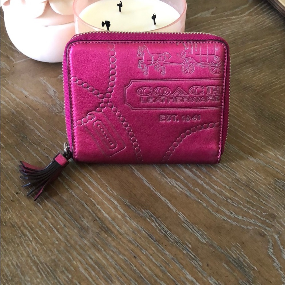 Pink Coach wallet